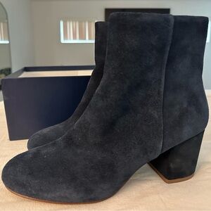 Splendid Midnight Suede Heeled Boots